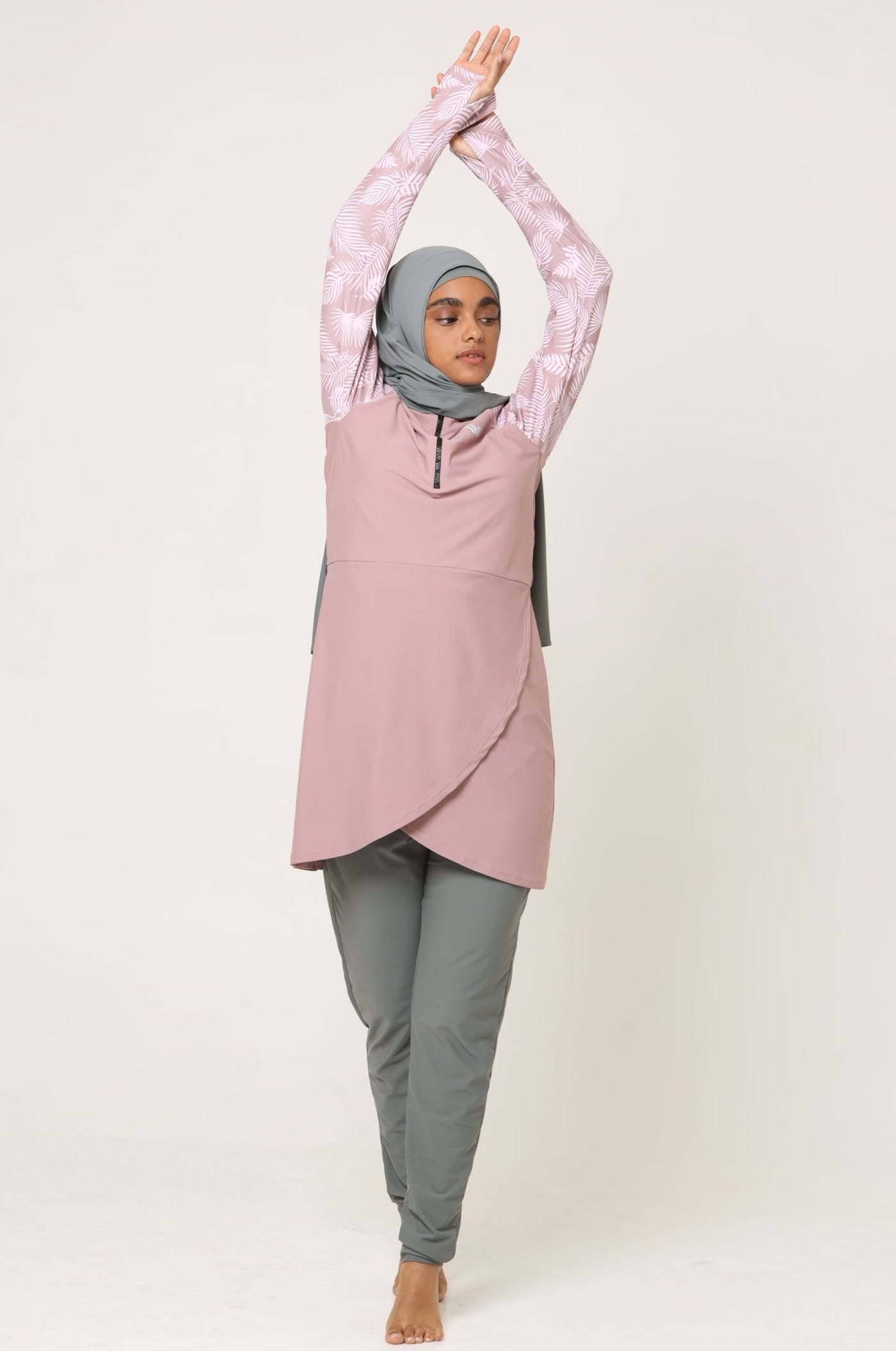 Girls Modest Activewear - Pink Sports Dress